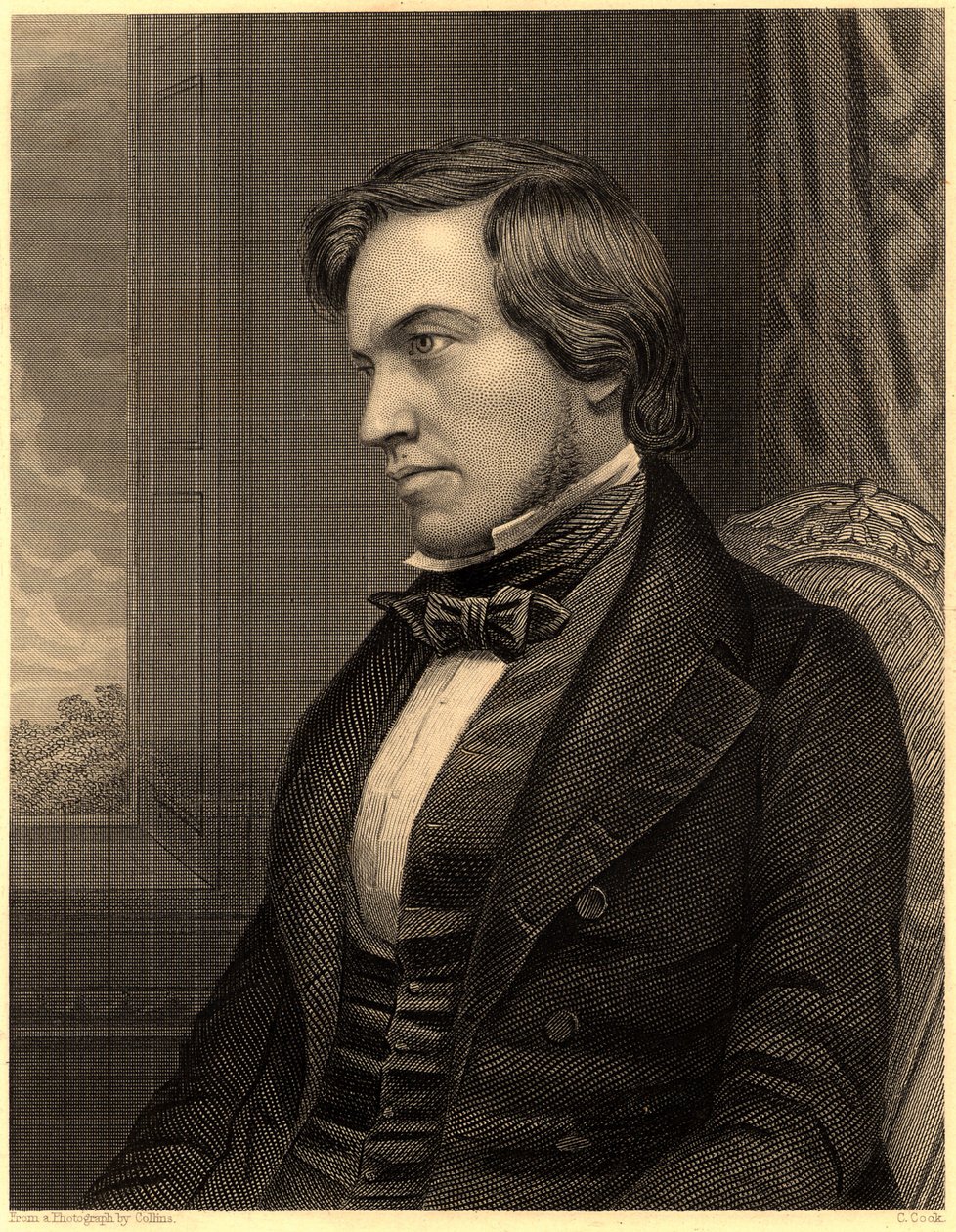 George Fownes (1815-1849). Britischer Chemiker, ca. 1860 (Gravur) von Unknown photographer