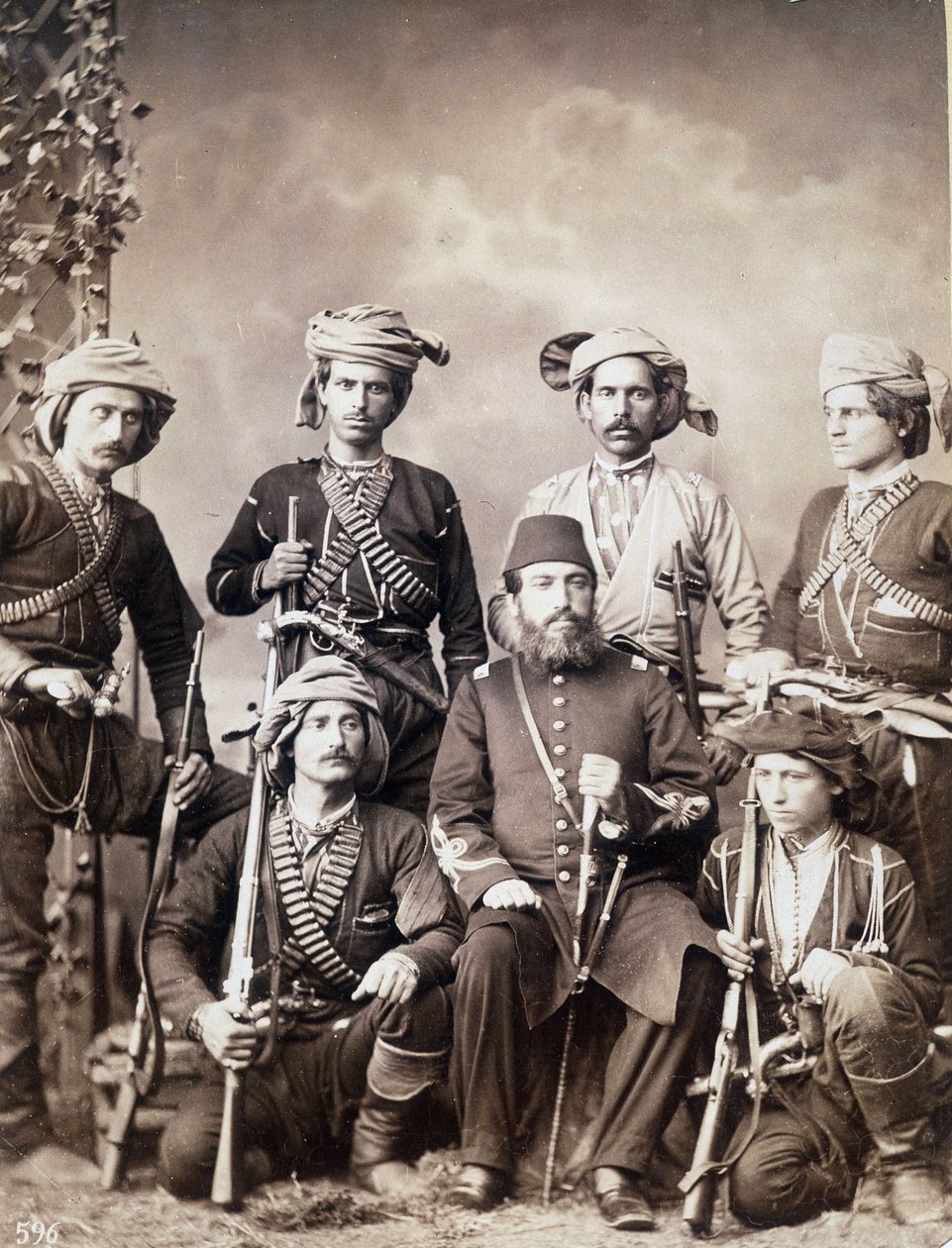 Georgische Krieger von Batum (oder Batumi), Stadt in Georgien, Hauptstadt von Adscharien von Unknown photographer