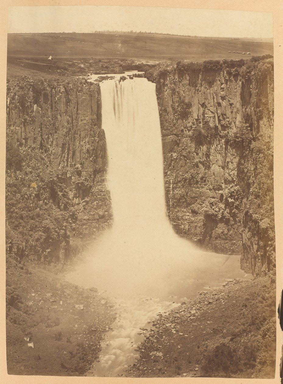Howick-Wasserfälle, Umgeni-Fluss, Natal-Provinz, Südafrika, um 1882 von Unknown