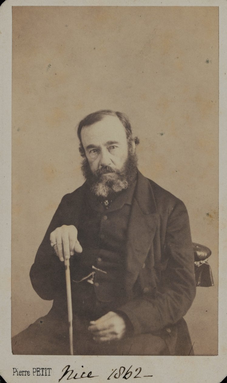 Generalleutnant Sir James Outram in Zivilkleidung, Nizza, 1862 von Unknown