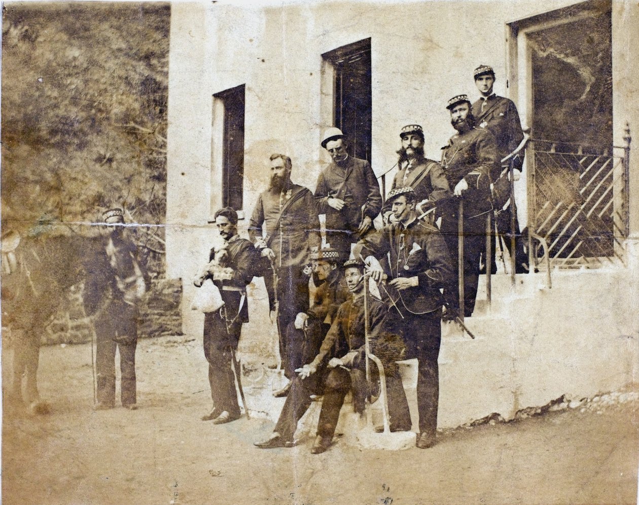 Offiziere des 99. Regiments von Unknown photographer
