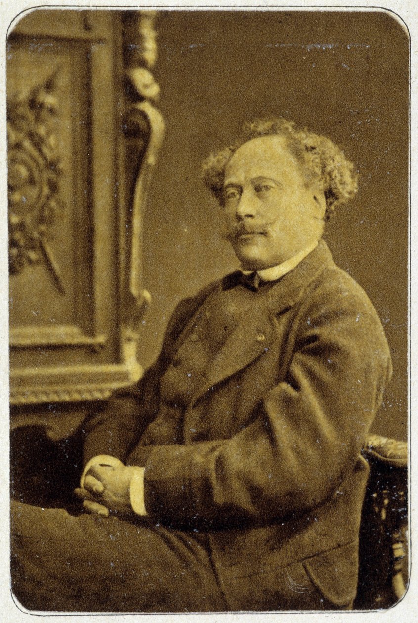 Porträt von Alexandre Dumas Jr. (1824 - 1895) im Jahr 1884 von Unknown photographer