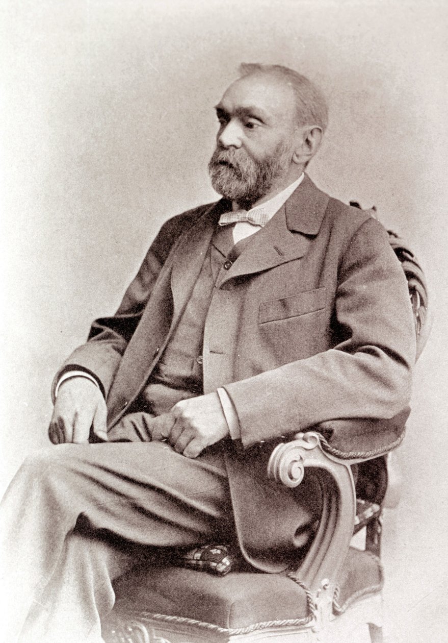 Porträt von Alfred Nobel. Fotografie. 19. Jahrhundert von Unknown photographer