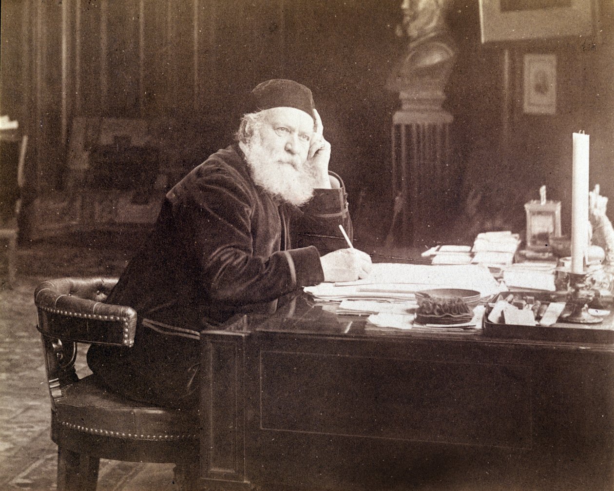 Porträt von Charles Gounod (1818 - 1893), französischer Komponist. von Unknown photographer