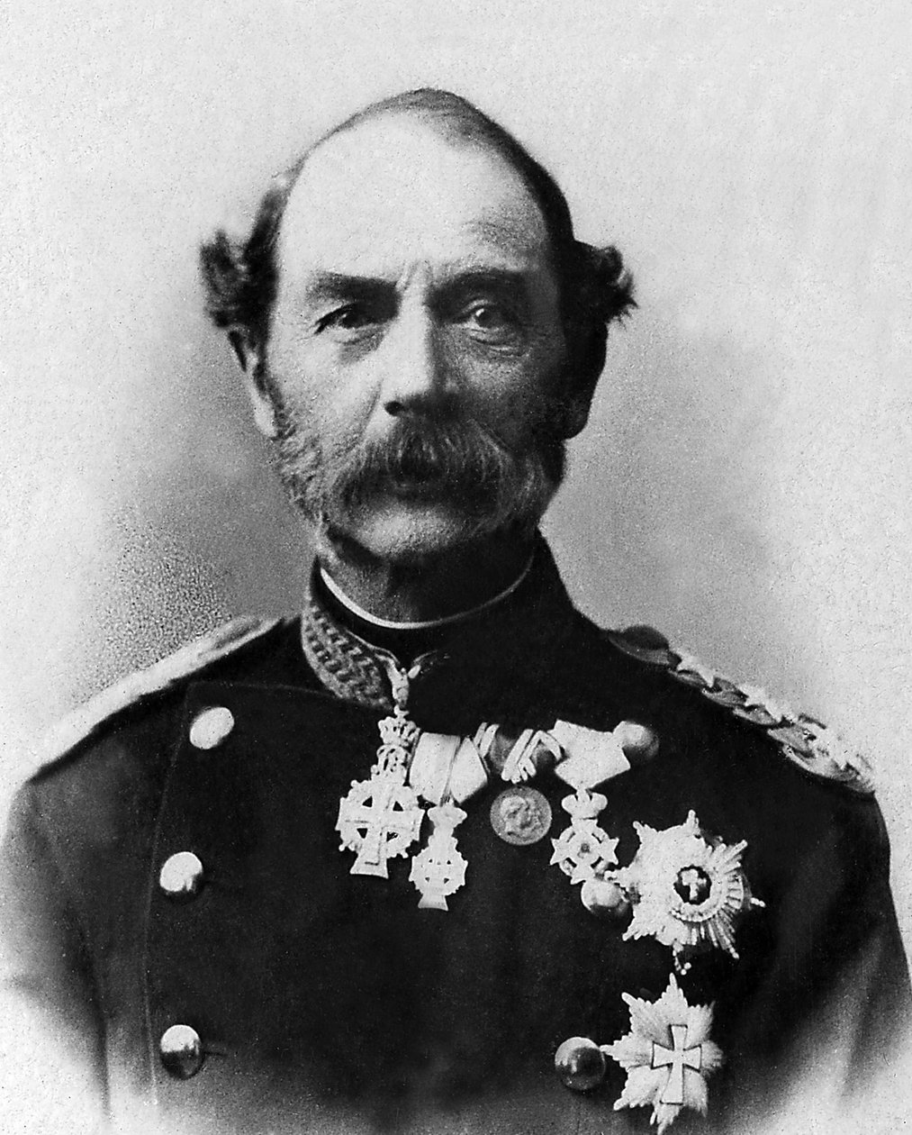 Porträt von Christian IX., König von Dänemark (1818-1906). von Unknown photographer