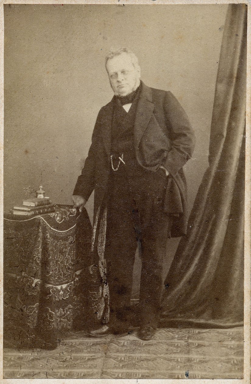 Porträt von Graf Camillo Benso von Cavour (1810-61) - circa 1855 von Unknown photographer