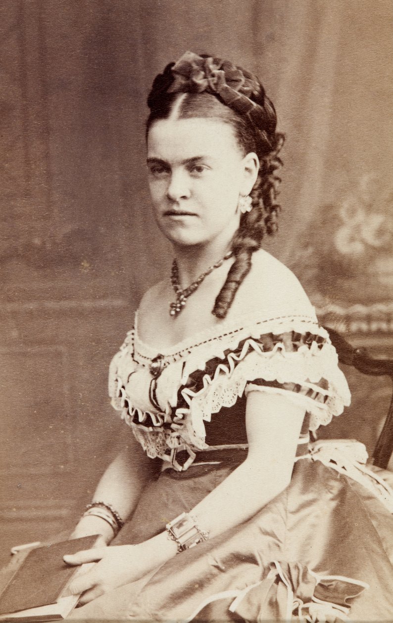 Porträt von Edith Wynne, ca. 1860er Jahre von Unknown photographer