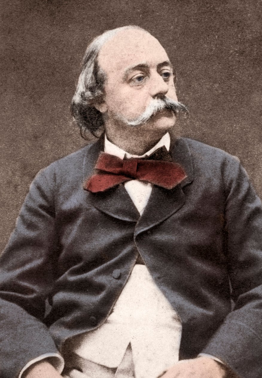 Porträt des englischen Schriftstellers Gustave Flaubert (1821-1880) von Unknown photographer