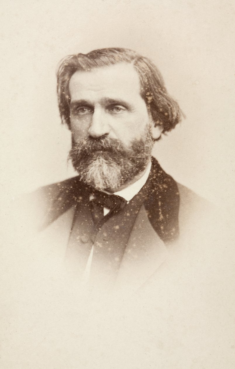 Porträt von Giuseppe Verdi von Unknown photographer