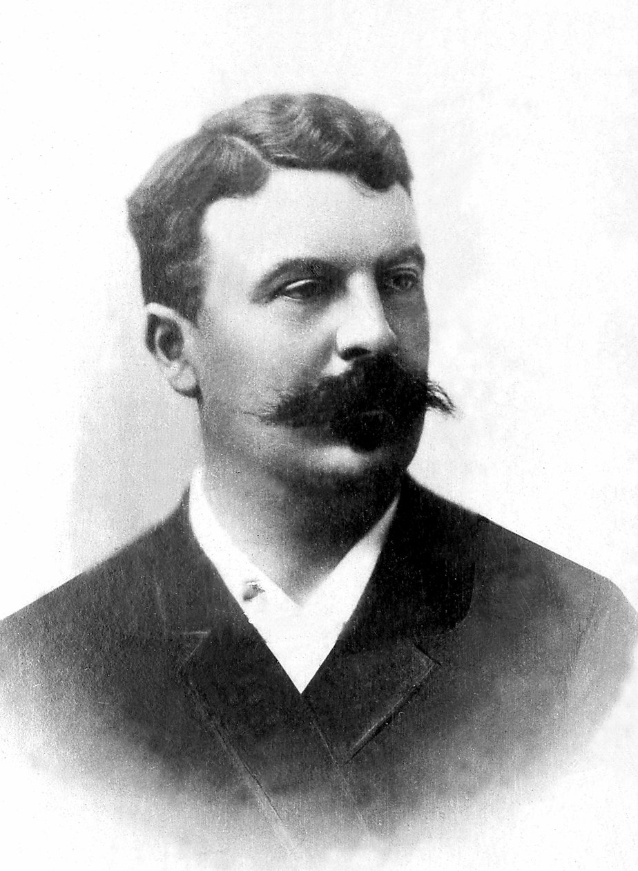 Porträt von Guy de Maupassant (1850-1893), französischer Schriftsteller. von Unknown photographer