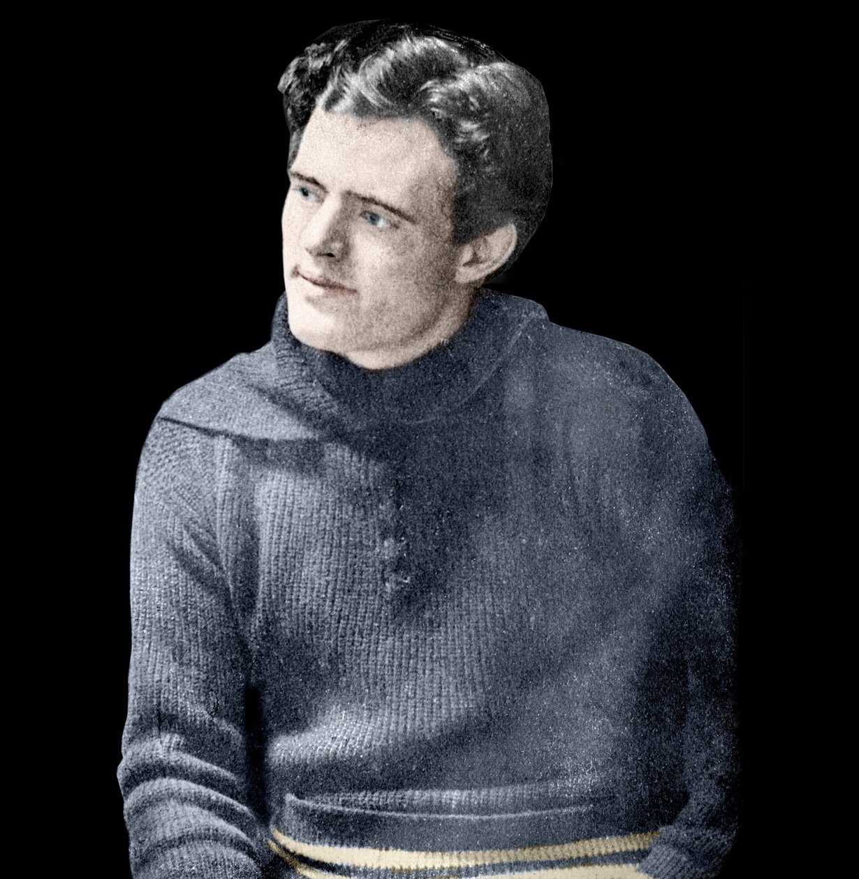 Porträt von Jack London (1876-1916), amerikanischer Schriftsteller. von Unknown photographer