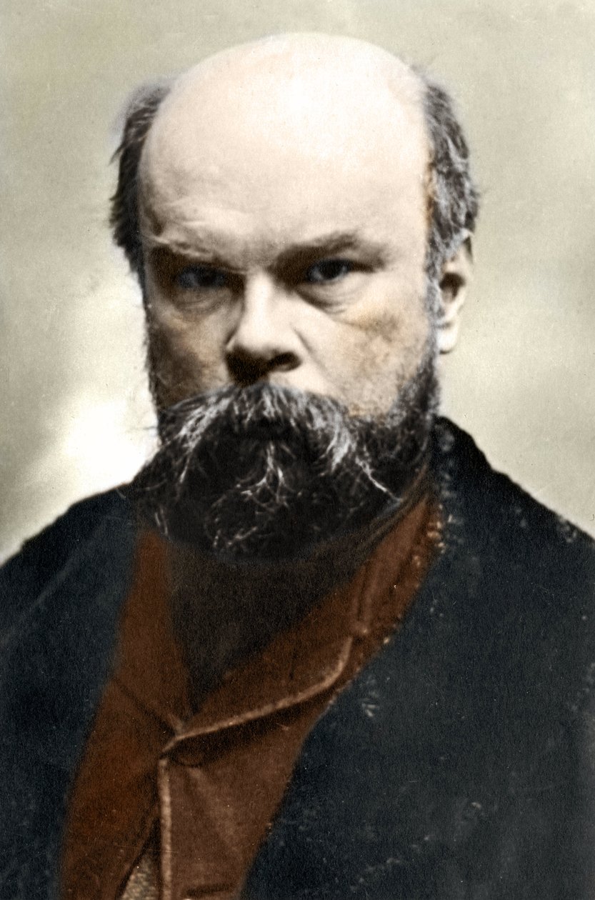 Porträt von Paul Verlaine (1844-1896), französischer Dichter von Unknown photographer