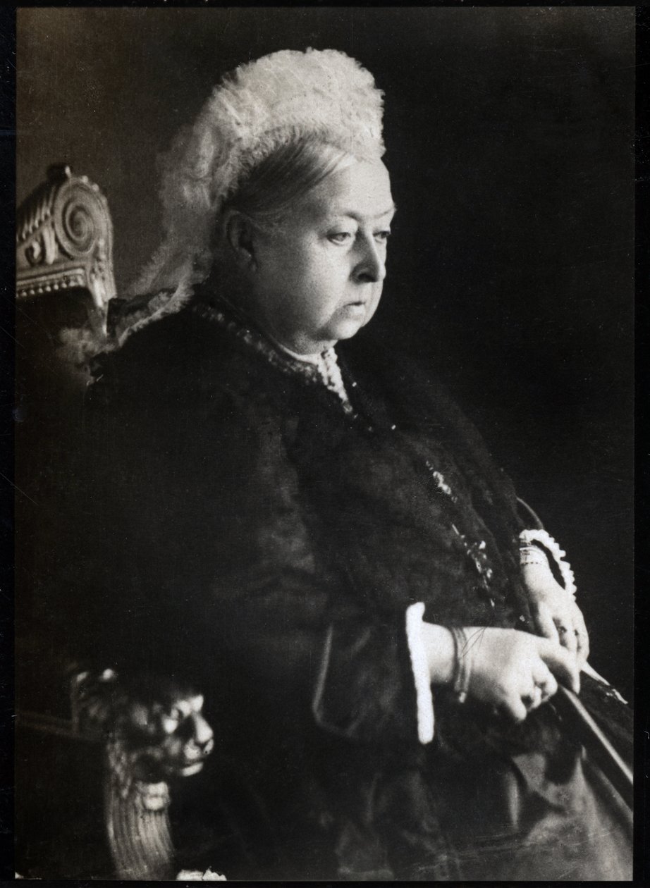 Porträt von Königin Victoria (1819-1901), Königin des Vereinigten Königreichs von Großbritannien und Irland. FPL-Sammlung von Unknown photographer
