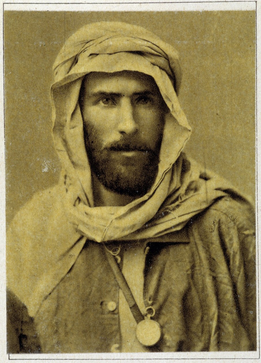 Porträt von Savorgnan de Brazza im Jahr 1882 von Unknown photographer