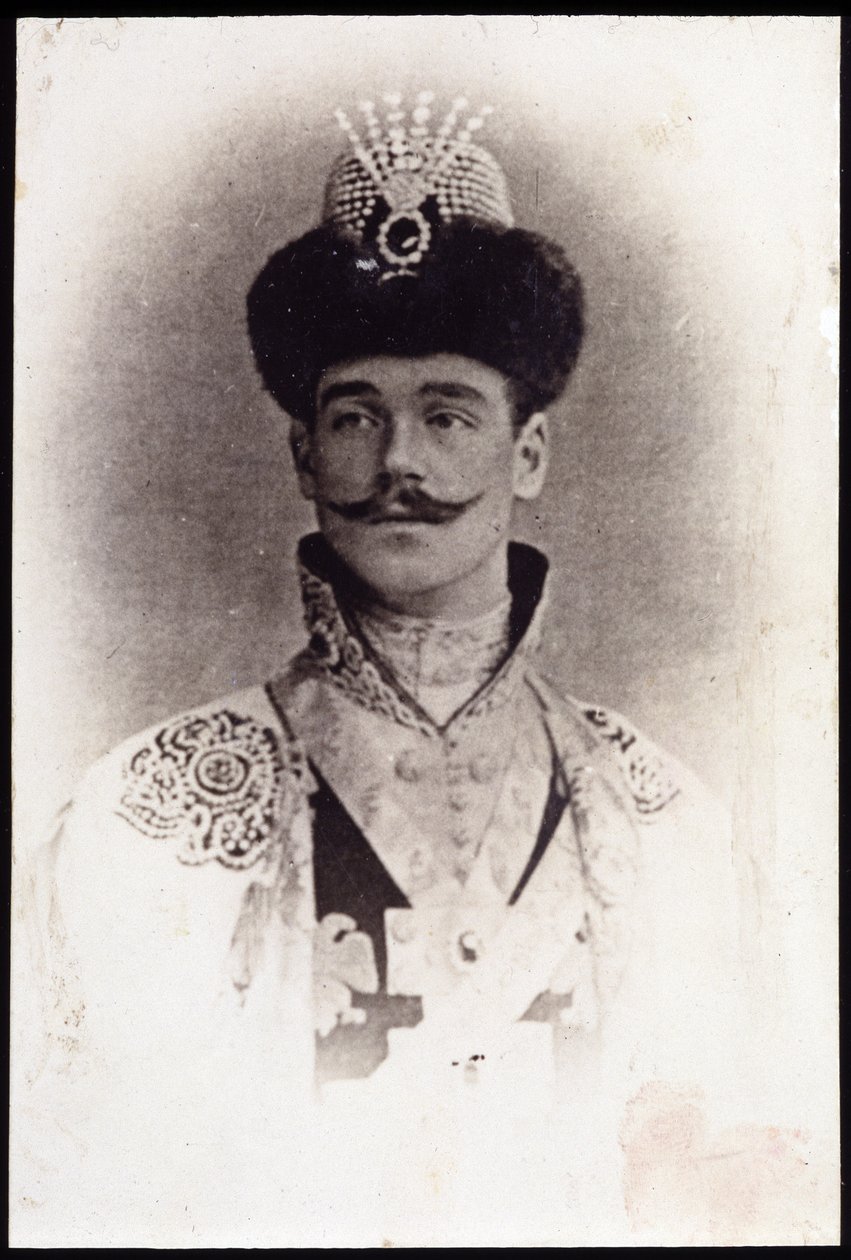 Porträt von Youssoupov, Ende des 19. Jahrhunderts von Unknown photographer