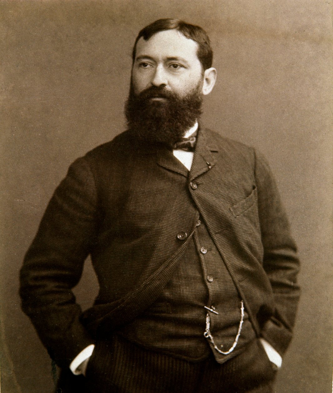 Porträt des italienischen Malers Giuseppe De Nittis (1846-1884) Fotografie von Unknown photographer