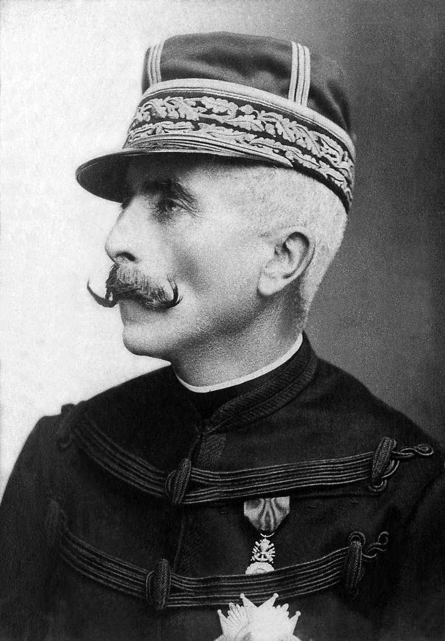 Porträt von Marquis Gaston Alexandre Auguste de Galliffet (1830-1909), General der französischen Armee. von Unknown photographer