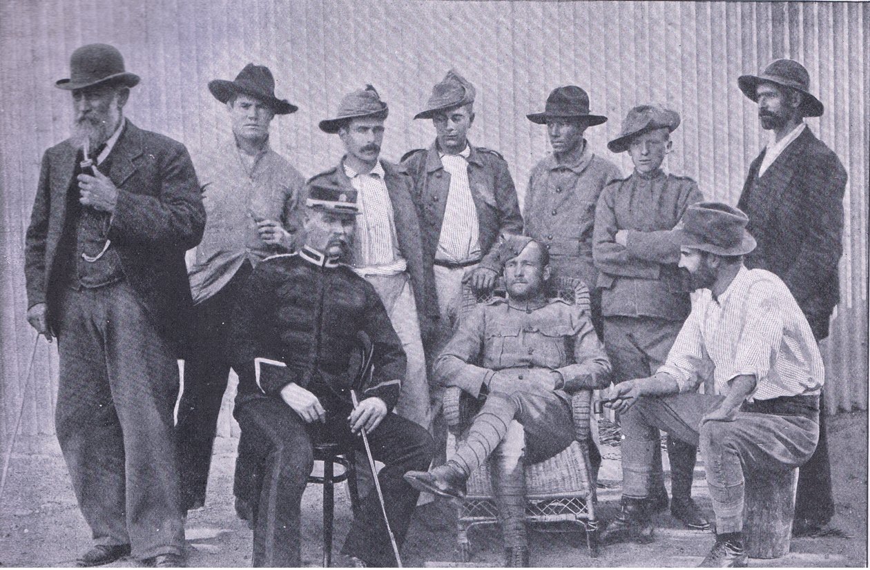 Gefangene im Gefängnis von Pietersburg, Weihnachten von Unknown photographer