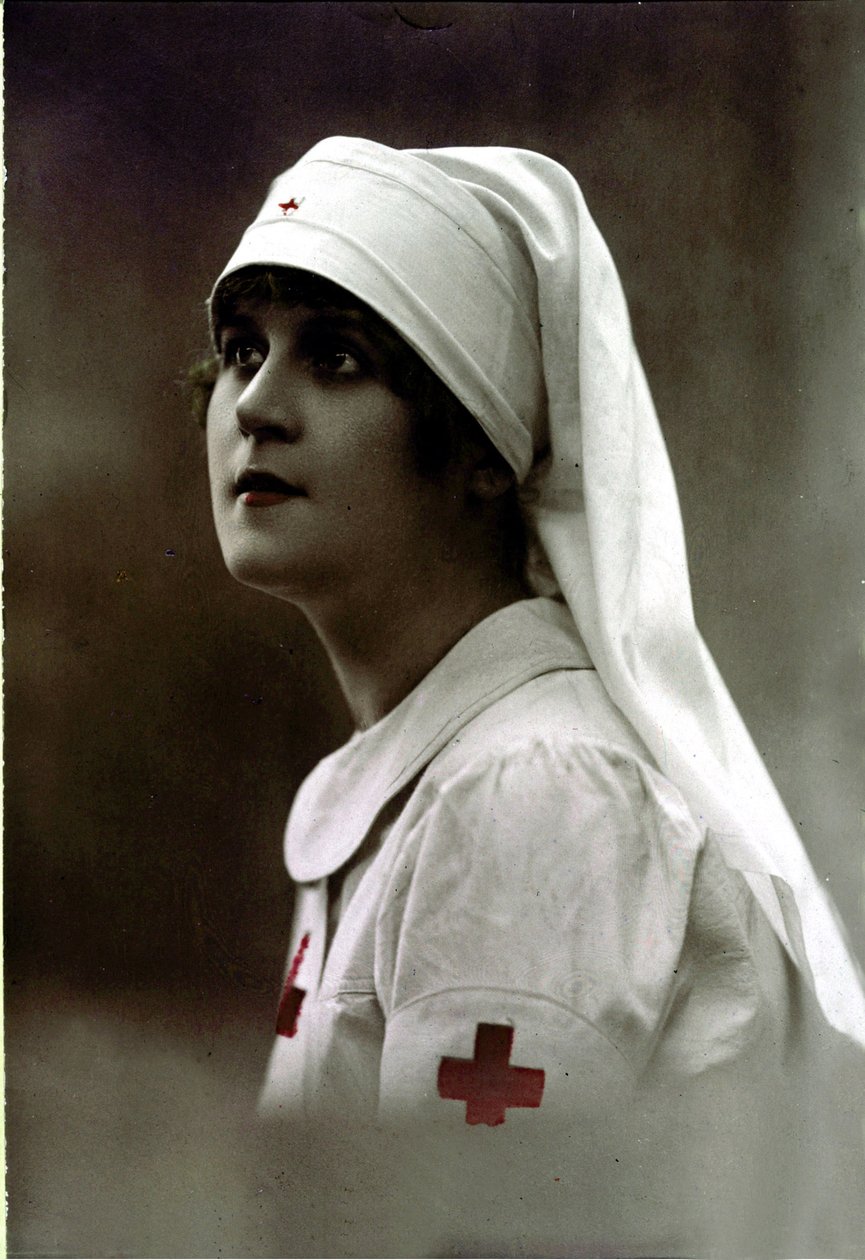 Rotes Kreuz Krankenschwester, Erster Weltkrieg von Unknown photographer