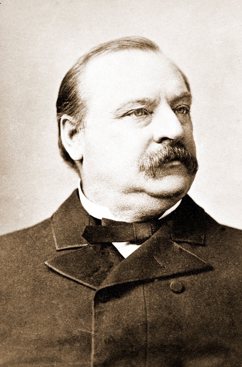 Stephen Grover Cleveland (1837-1908), Präsident der Vereinigten Staaten von Unknown photographer