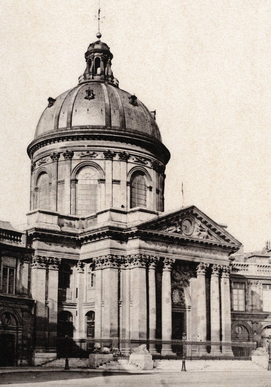 Das Institut de France (1662-1688) (Collège des Quatre-Nations) von Unknown photographer