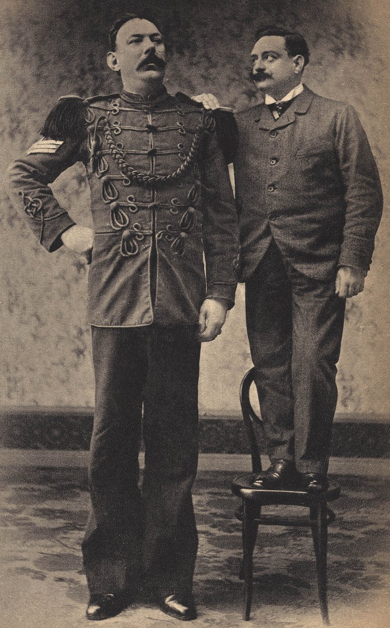 Die Monster, der Riese. Fotografie, späte 19. Jahrhundert, Paris. von Unknown photographer