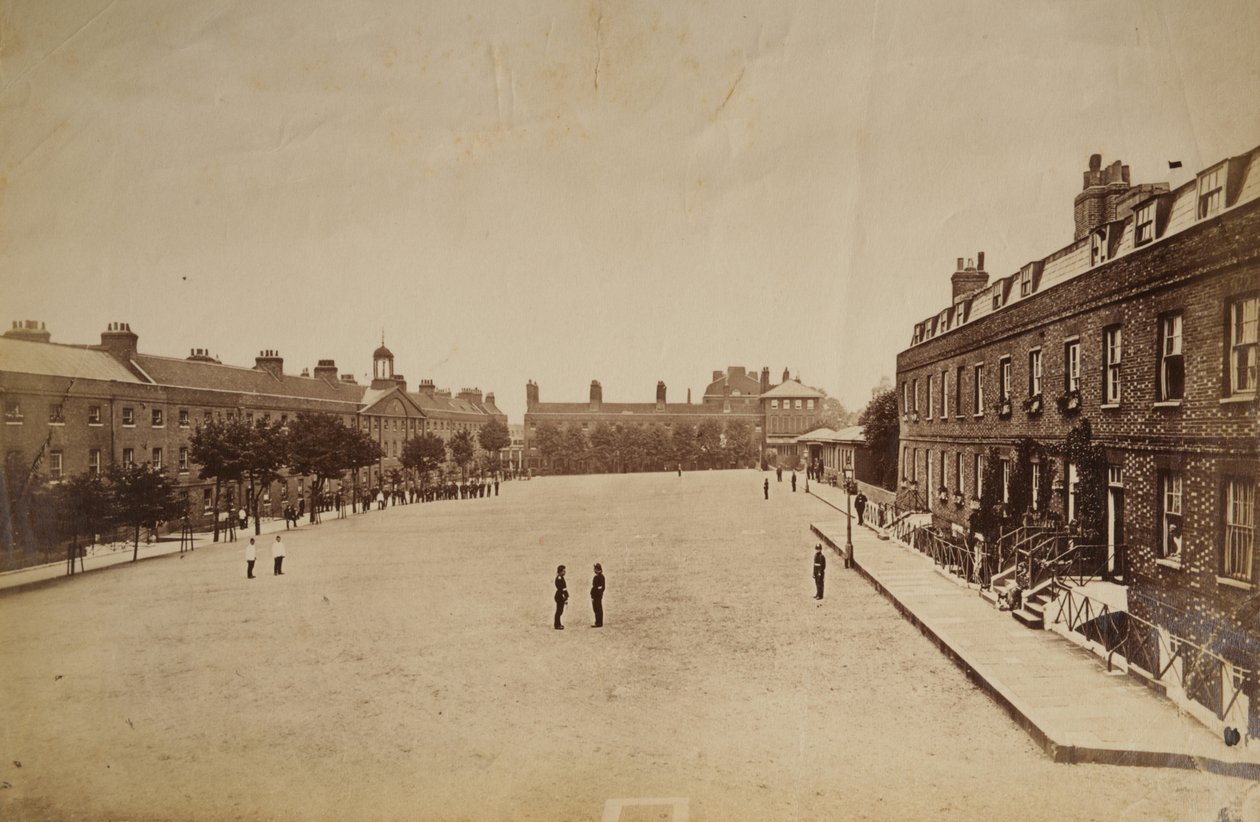Die Royal Marine Barracks in Chatham, Kent, UK, späte 19. Jahrhundert von Unknown photographer