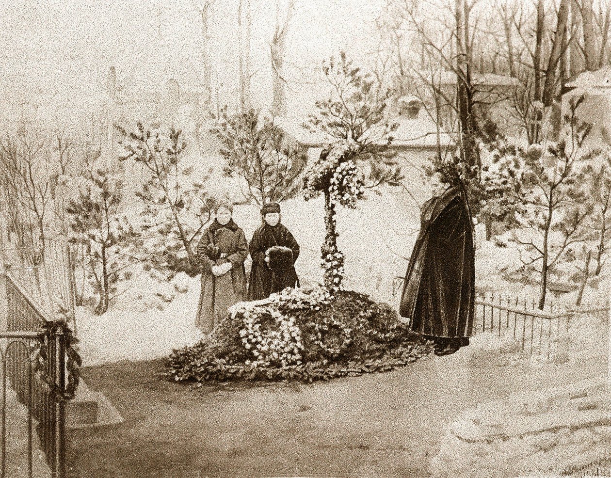 Die Familie des russischen Schriftstellers Fedor Dostojewski von Unknown photographer
