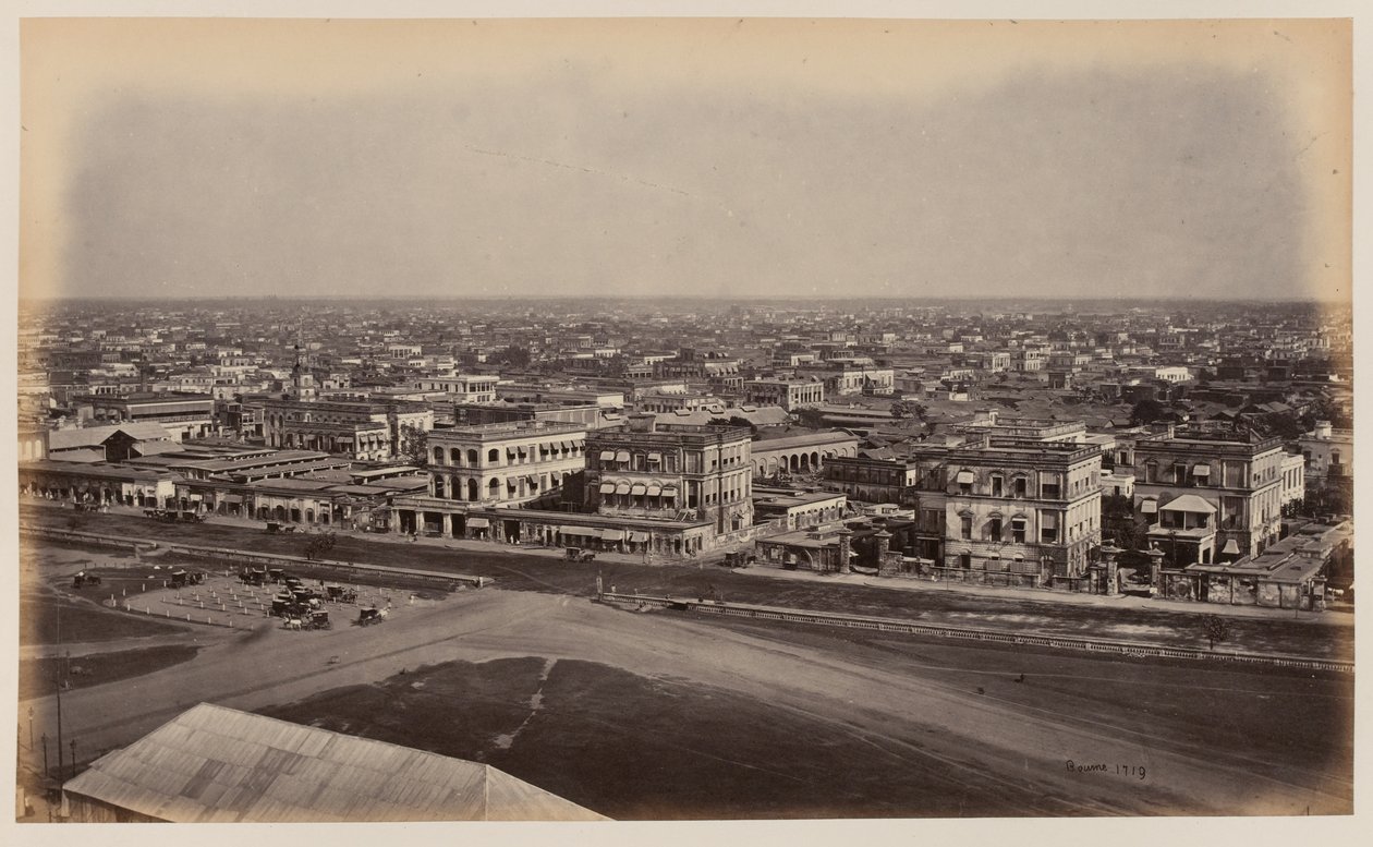 Blick vom Ochterlony-Denkmal, Kalkutta von Unknown photographer