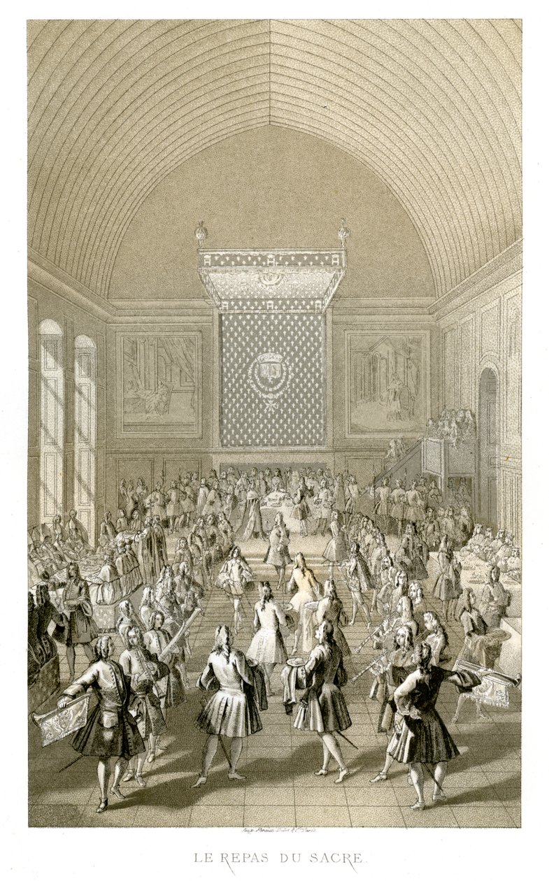 Das Krönungsmahl, 1715, 1885 von Urrabieta