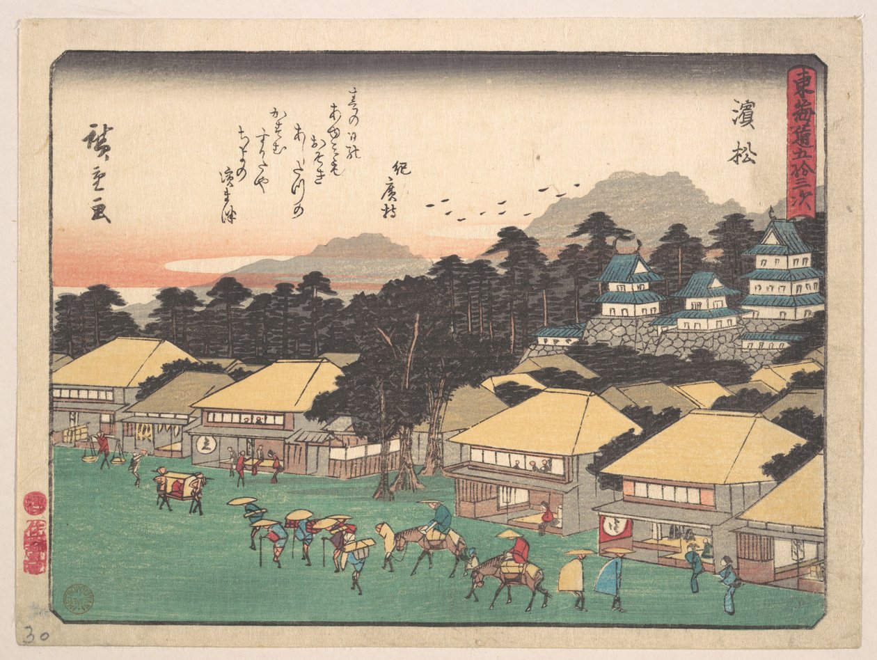 Hamamatsu von Utagawa Hiroshige