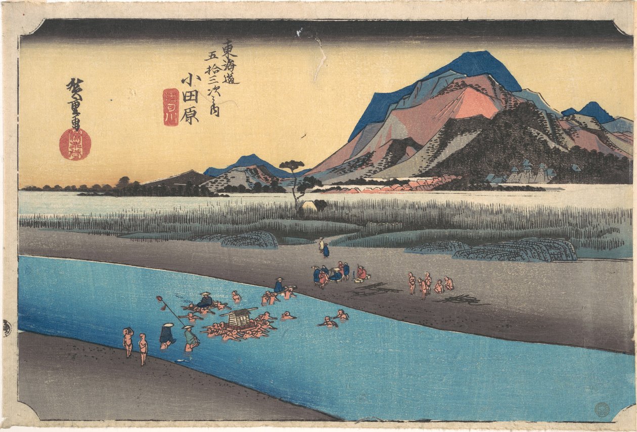 Odawara; Sakogawa von Utagawa Hiroshige