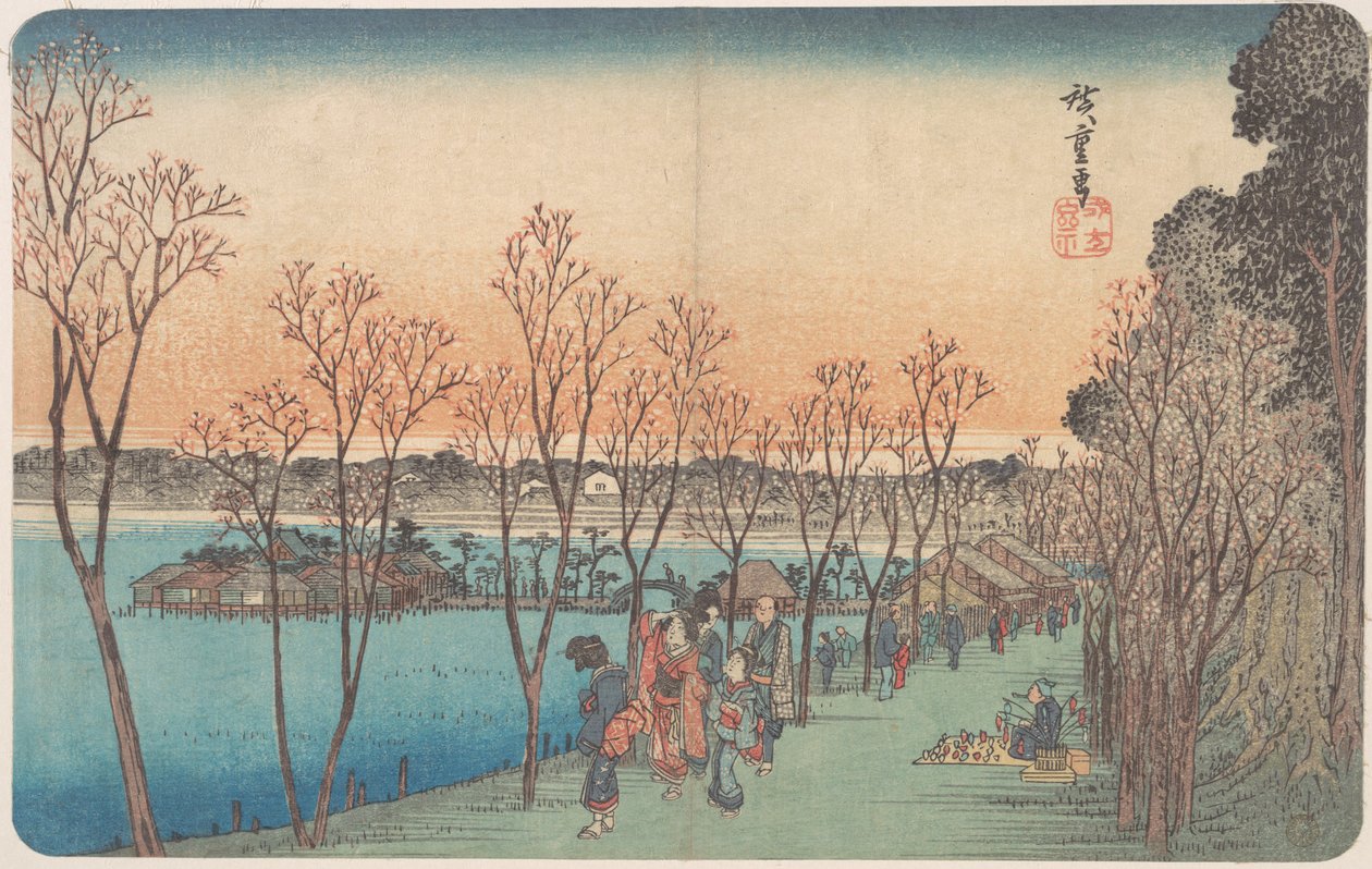 Ueno, Shinobazu no Ike von Utagawa Hiroshige