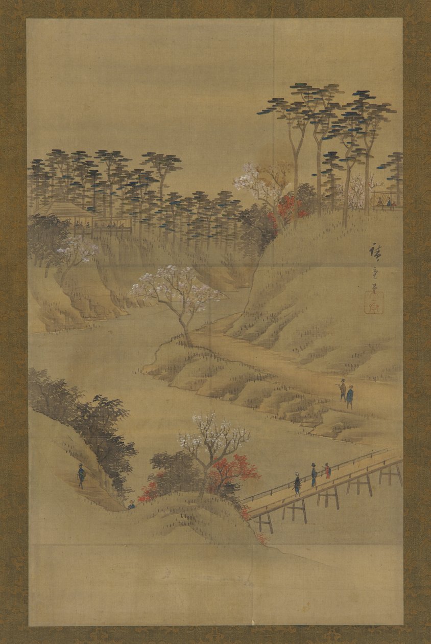 Sommerlandschaft, Mitte des 19. Jahrhunderts von Utagawa Hiroshige II