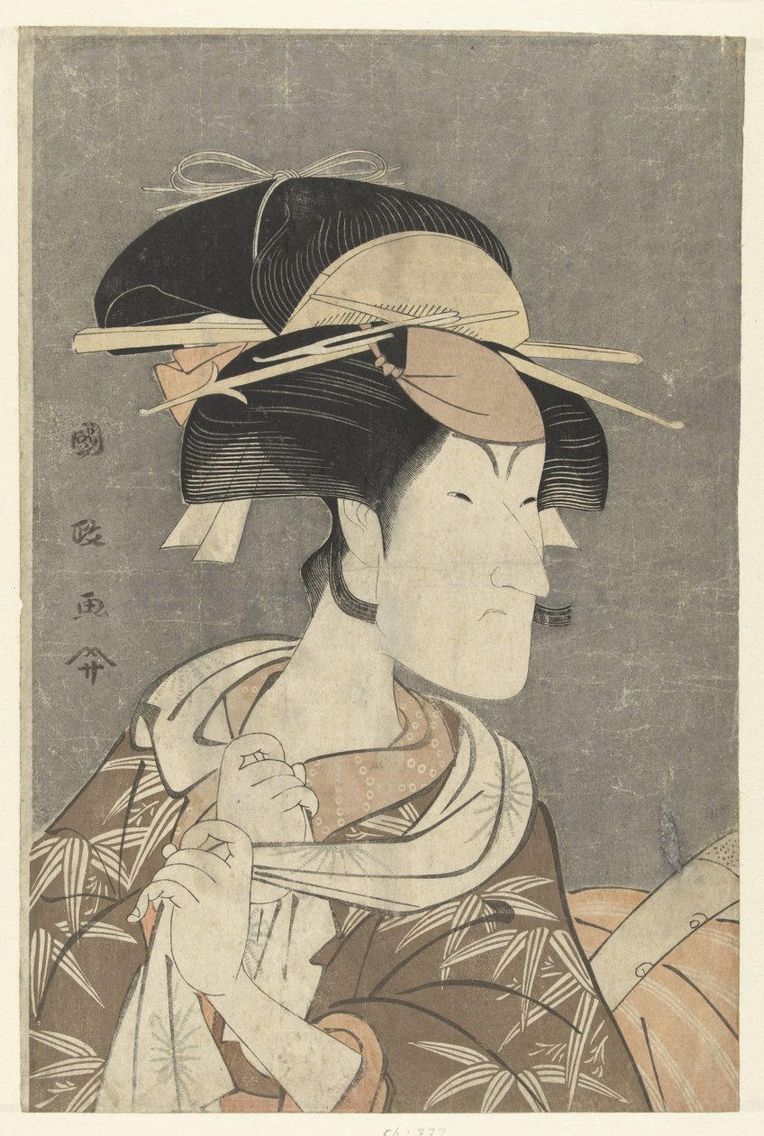 Büste von Nakayama Tomisaburo von Utagawa Kunimasa