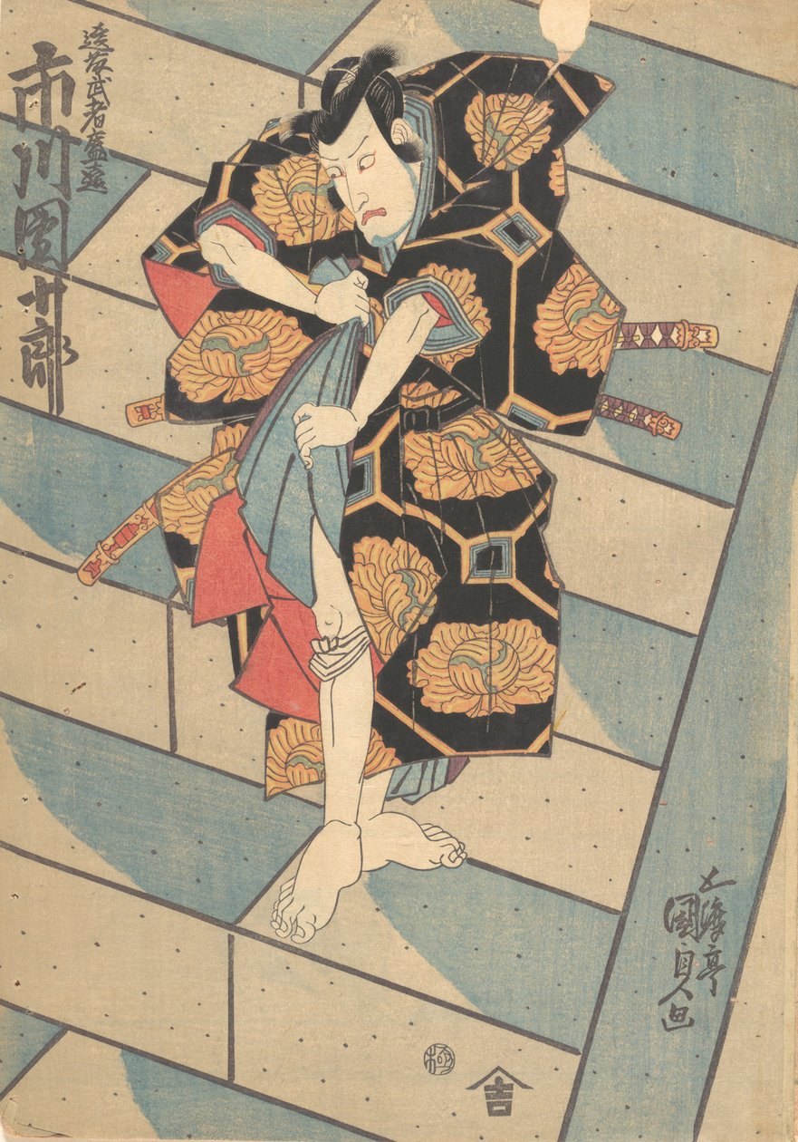 Druck, 19. Jahrhundert von Utagawa Kunisada