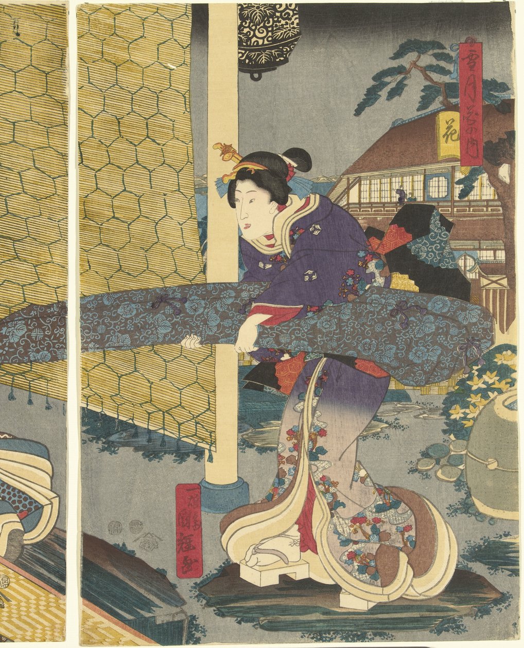 Blumen von Utagawa Kuniteru