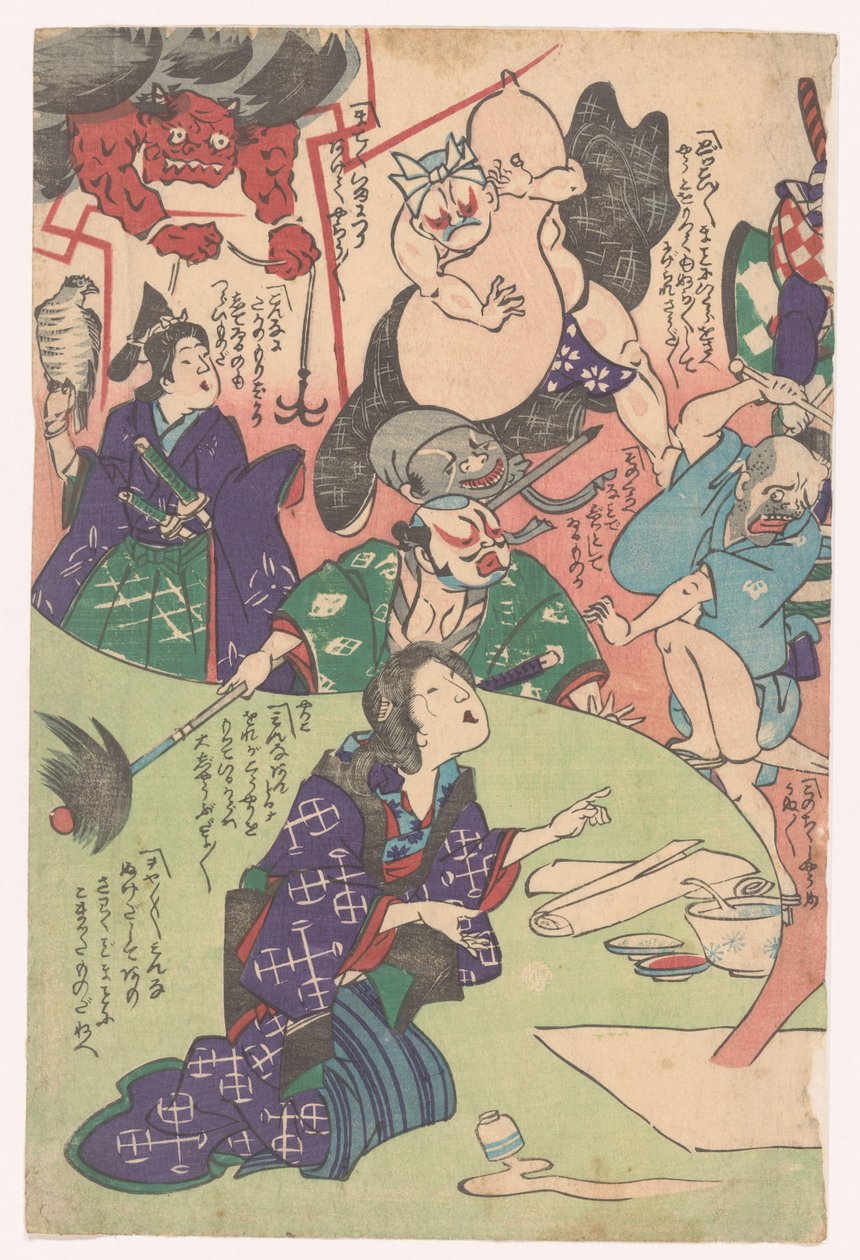 Kniende Frau von Utagawa Kuniyoshi (possibly)