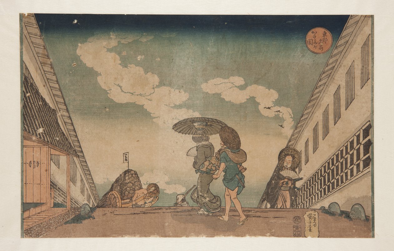 Kasumigaseki von Utagawa Kuniyoshi