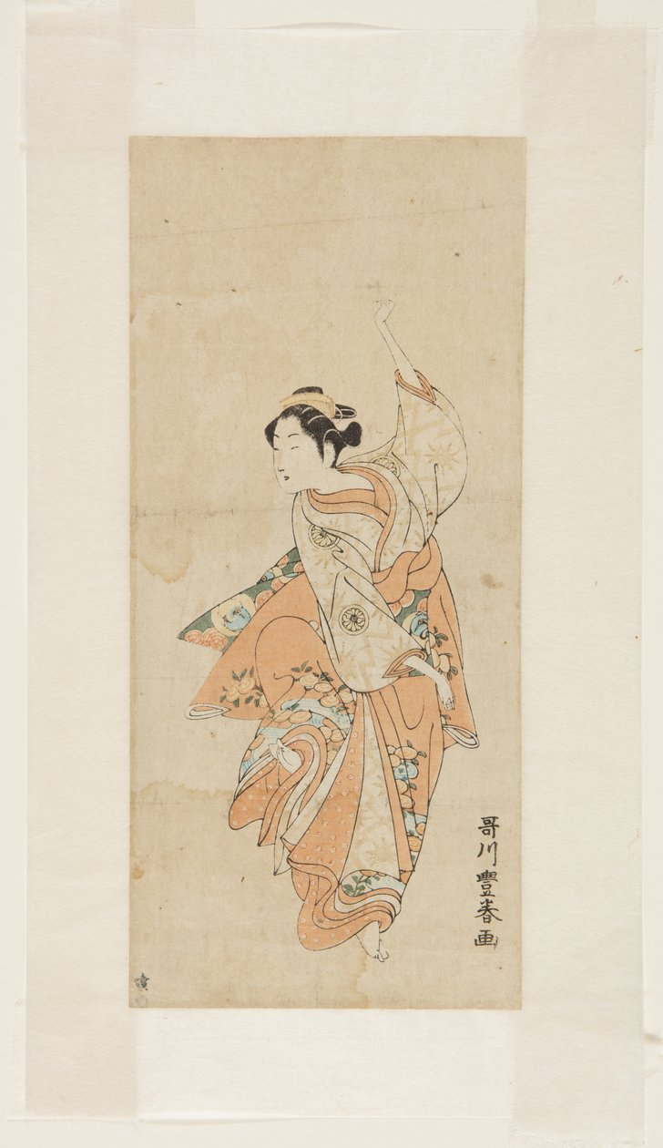 Tanzende Geisha von Utagawa Toyoharu
