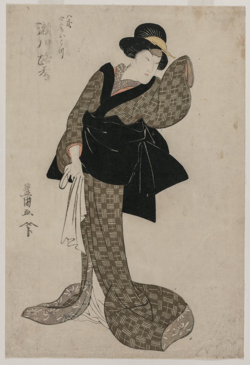 Segawa Roko als Hachizos Frau Ohatsu von Utagawa Toyokuni