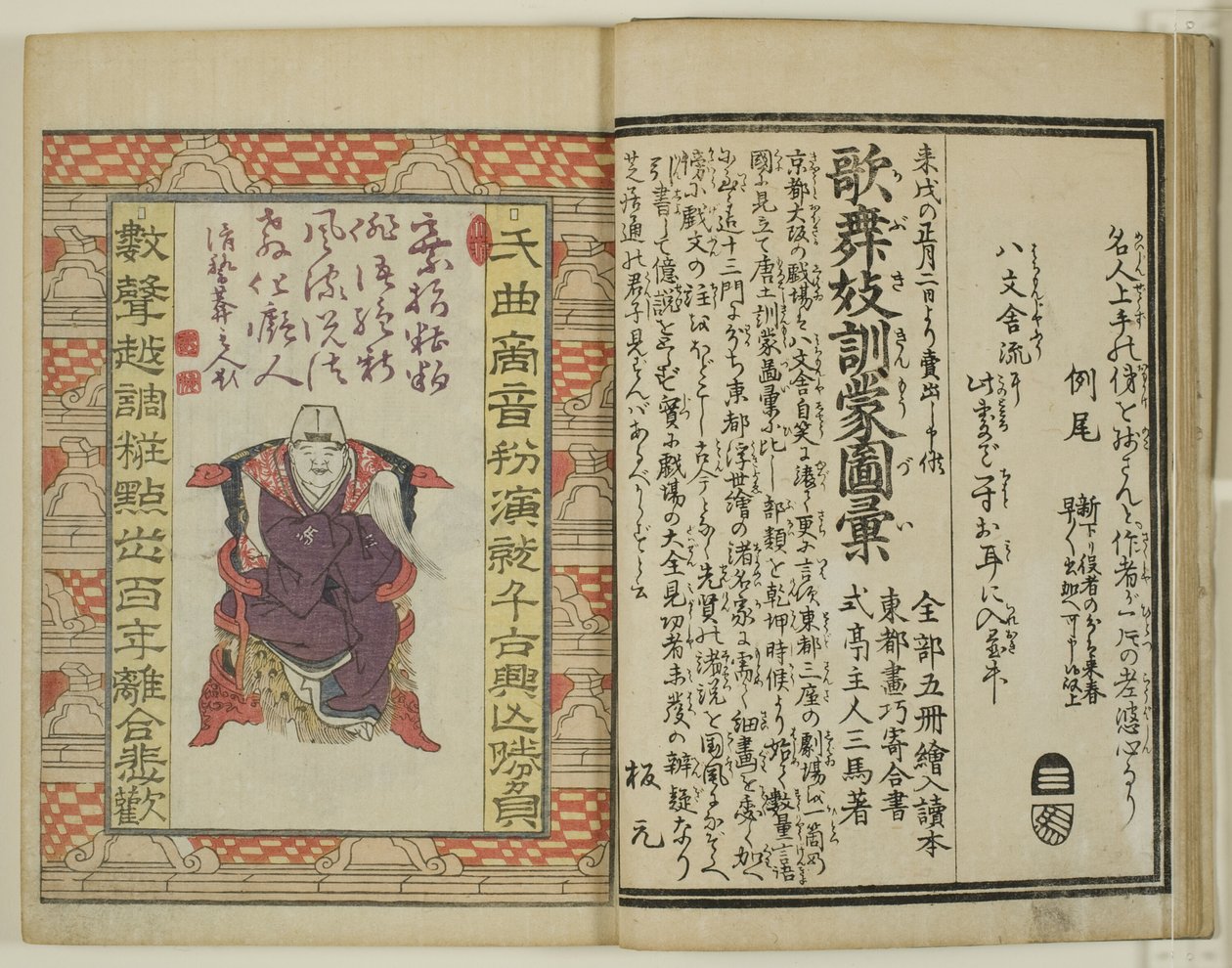 Yakusha Sangai Kyo von Utagawa Toyokuni I