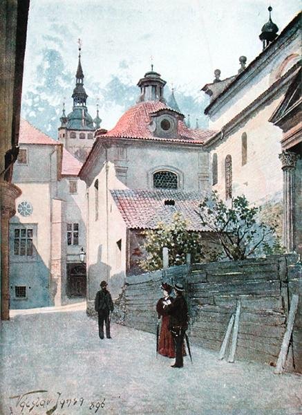 Jirska Ulice, Prag, Illustration aus 