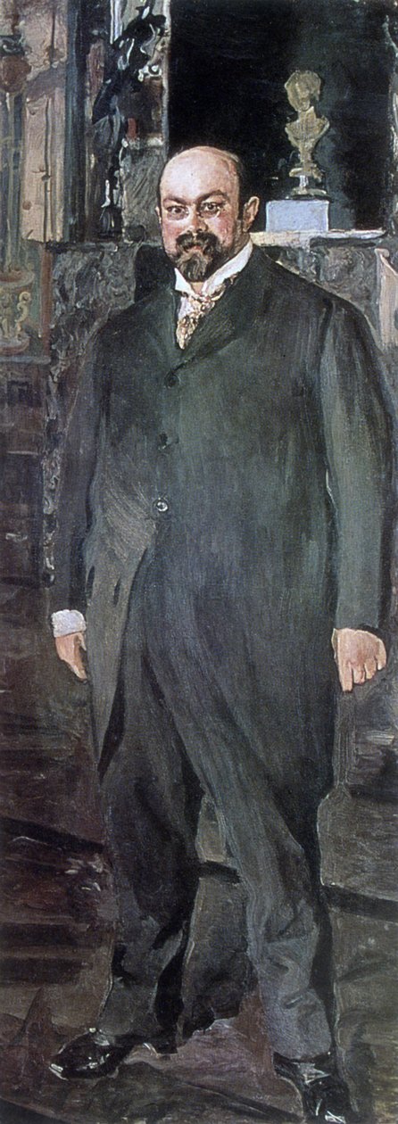 Mikhail Abramaovich Morozov (1870-1903 russischer Sammler und Kunstmäzen) von Valentin Aleksandrovich Serov