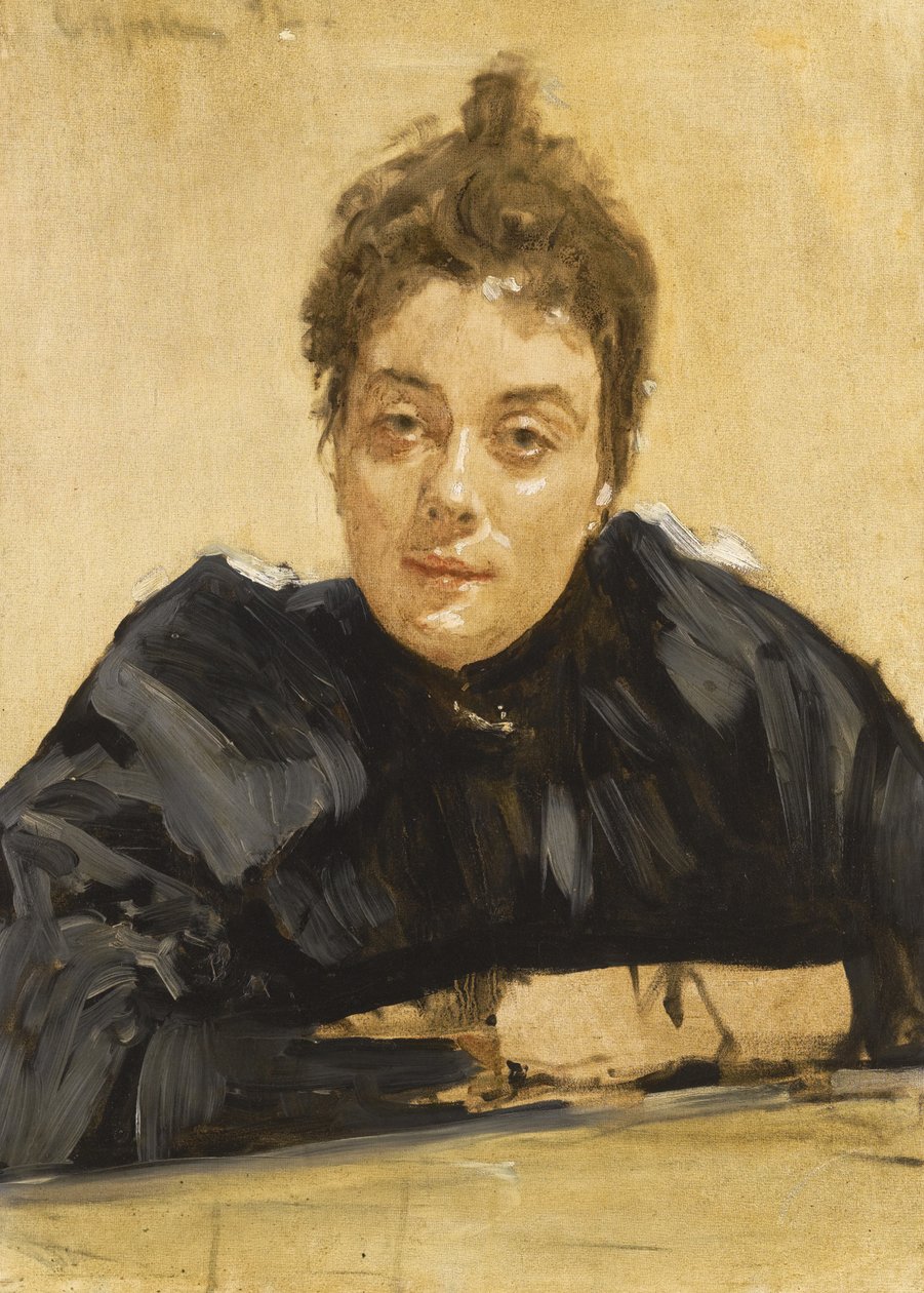 Porträt der Künstlerin Maria Yakunchikova-Weber von Valentin Aleksandrovich Serov
