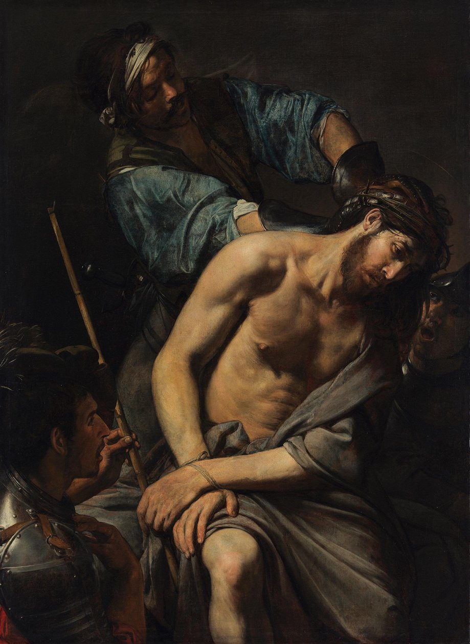 Dornenkrönung und Verspottung Christi von Valentin de Boulogne