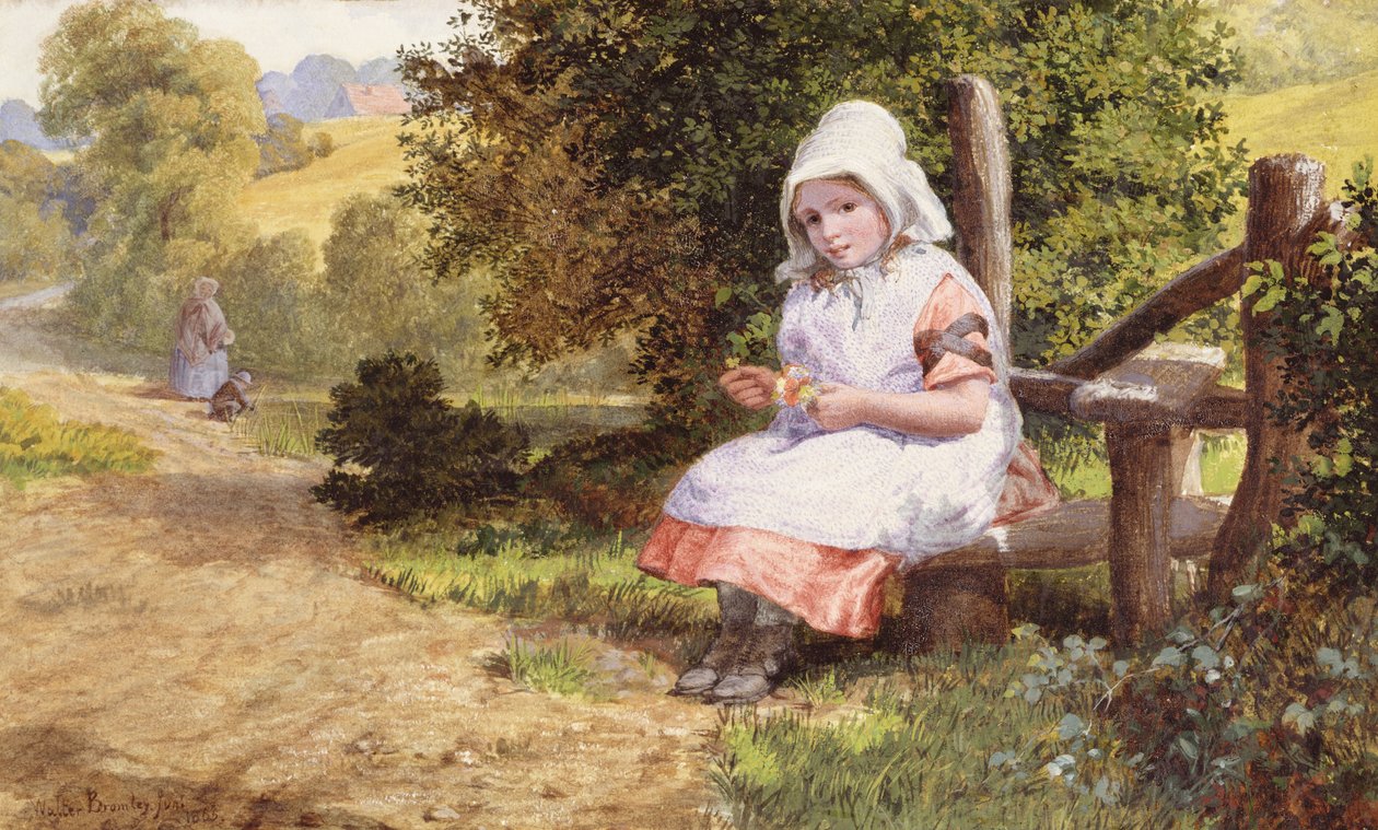 Stillstehen, 1865 von Valentine Walter Lewis Bromley