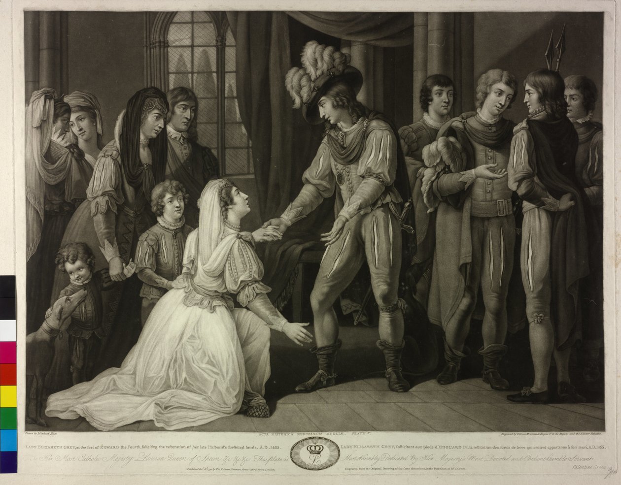 König von England Lady Elizabeth Grey und Eduard IV von Valentine Green