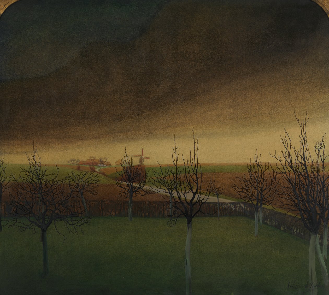 Vor dem Frühling von Valerius de Saedeleer