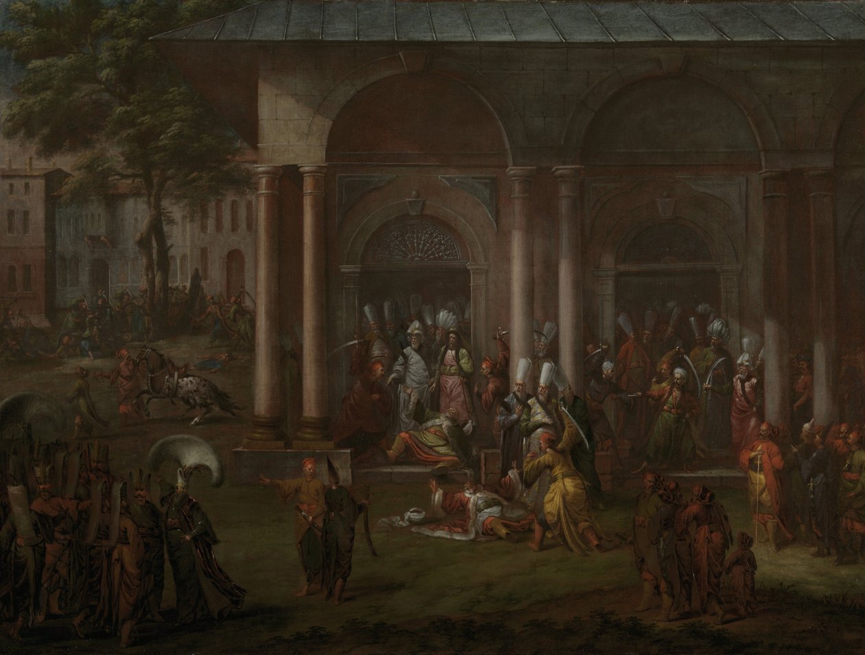 Der Mord an Patrona Halil und seinen Mitrebellen von Vanmour
